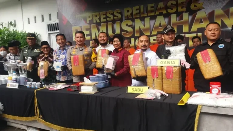 Polresta Malang Kota Selamatkan 440.799 Jiwa Dari Pengungkapan Kasus Narkoba