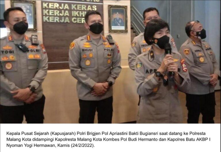 Kenang Perjuangan Katjoeng Permadi, Kapolresta Malang Kota Akan Buat Film Layar Lebar